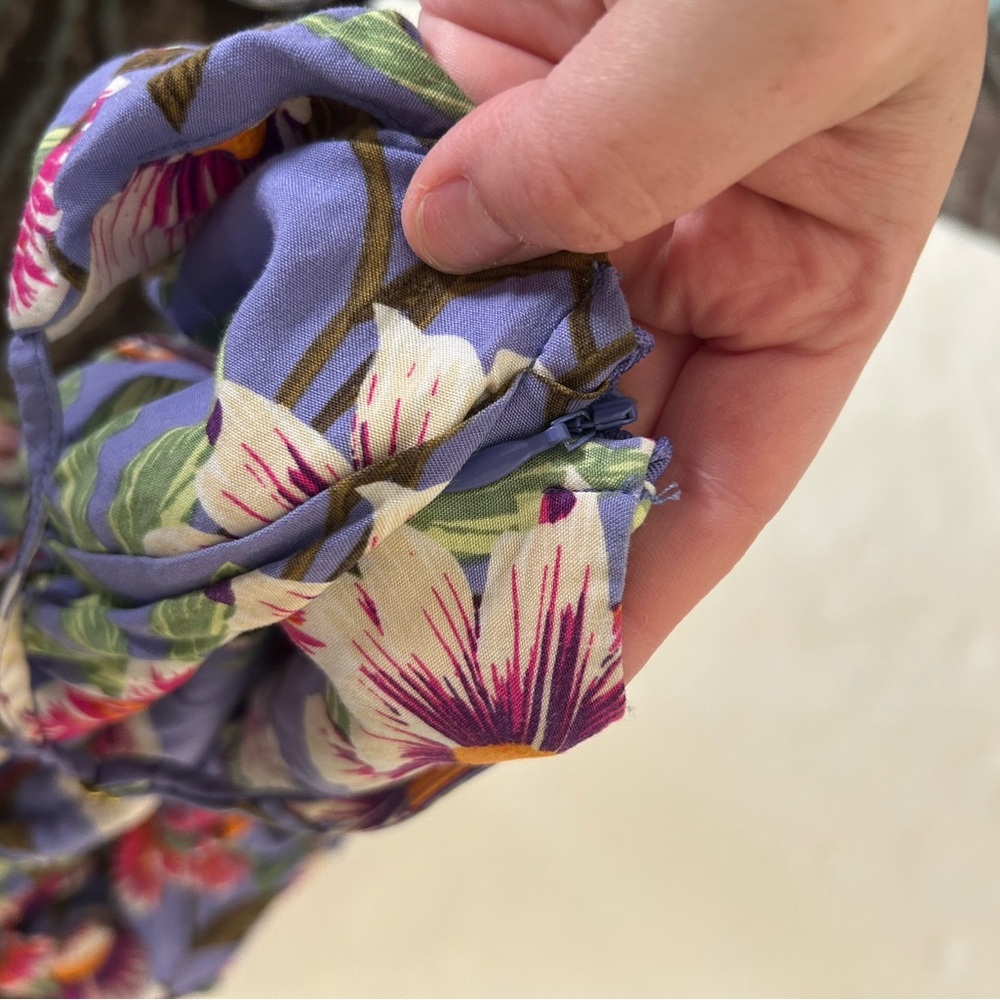 L*space riptide high low slip knot maxi dress lost in Ibiza purple floral print - Picture 10 of 13